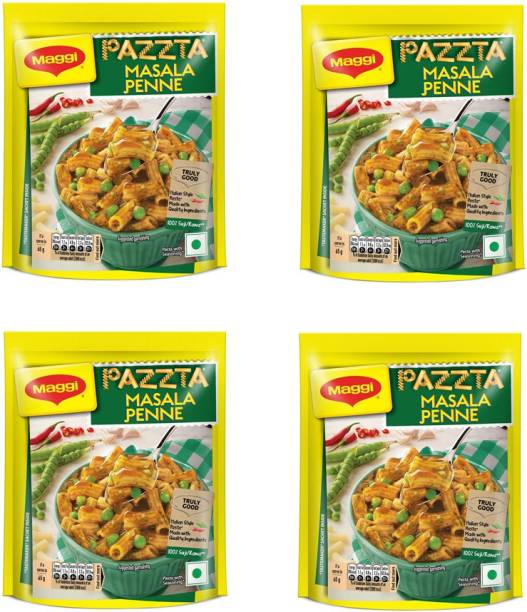 Maggi Pazzta Masala Penne Macaroni 65 grams pack of 4 (65G X 4) Pasta