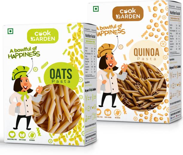 CookGarden Oats & Quinoa | High Protein & Fiber | High Energy & Cholesterol Free Penne Pasta