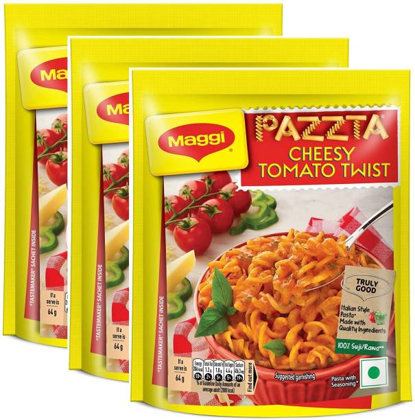 Maggi Pazzta Cheesy Tomato Twist Pack Of 3 (64Gm * 3) Pasta