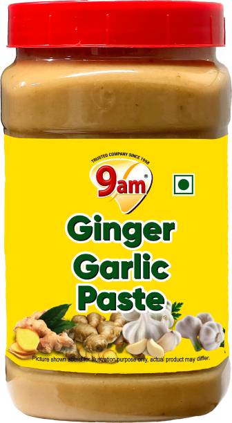 9am Ginger Garlic Paste | Ready to Use Adrak Lahsun Paste|