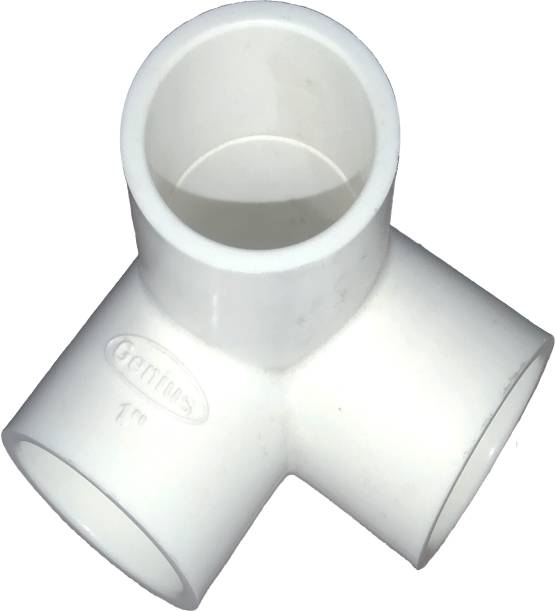 DEHRAN UPVC 3 Way Elbow 1" Pipe Fitting for Bathroom and Kitchen (Pak of 10) 32 mm Plumbing Pipe