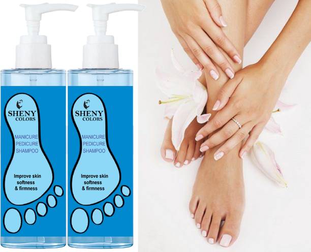 SHENY COLORS Manicure & Pedicure Shampoo – Set of 2 for Smooth Skin & Clean Nails