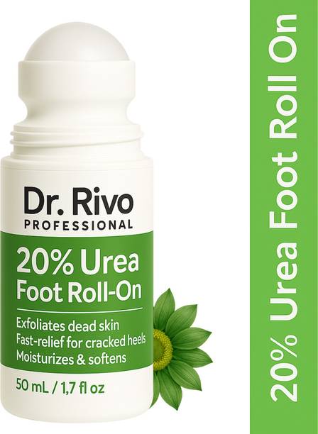 Dr.Rivo PROFESSIONAL 20% Urea Foot Roll-On | For Dry & Cracked Heels