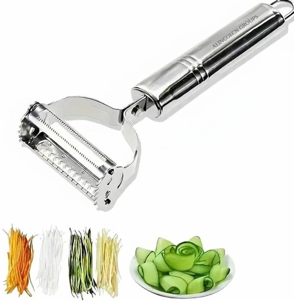 PeelX 2-in-1 Stainless Steel Vegetable Peeler with Julienne Slicer Y Shaped Peeler