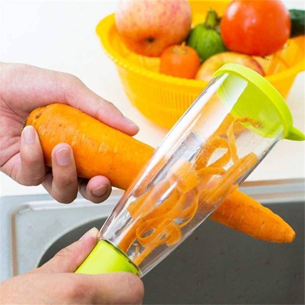 Avircraft Multi functional Vegetable Or Fruit Peeler with Container Straight Peeler