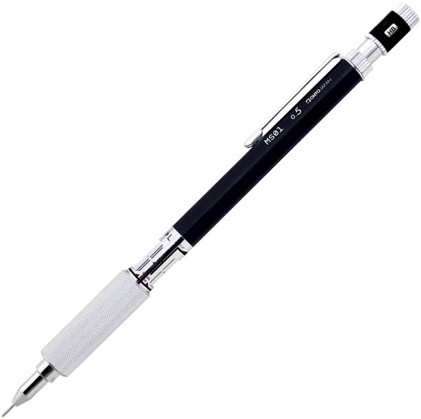 OHTO MS01 Black Mechanical Pencil 0.5m Drafting Pencil with Customizable Lead Length Mechanical Pencil