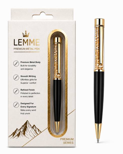 Lemme Queen Premium Metal Pen | Smooth Writing |Office, Business & Gifting Ball Pen