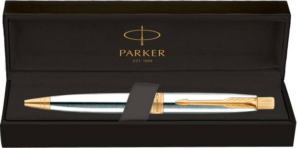 PARKER Aster Shiny Chrome, Gold Trim Ball Pen
