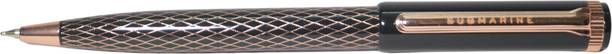 Submarine 3018 Luxury Metal Ballpoint Pen with black finish with rose gold accents Ball Pen