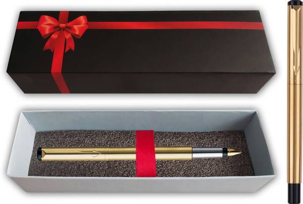 PARKER Vector Gold Fountain Gold Trim Pen with Gift Box Fountain Pen
