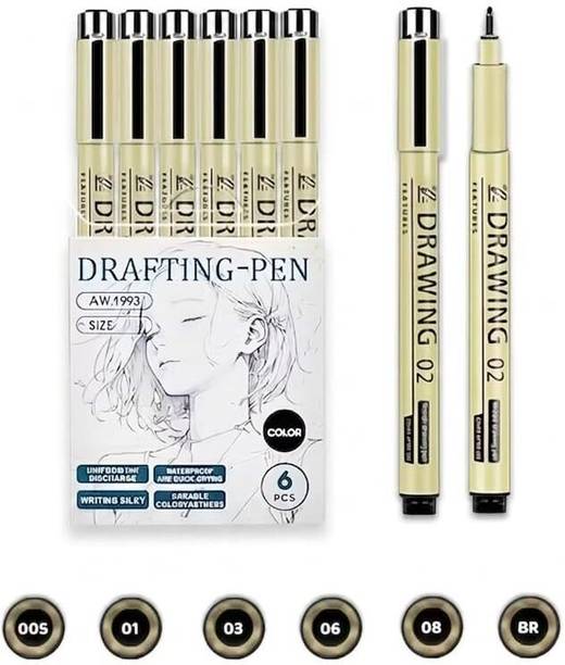 PIXORA Art & Craft Drawing Pens Fineliner Pen