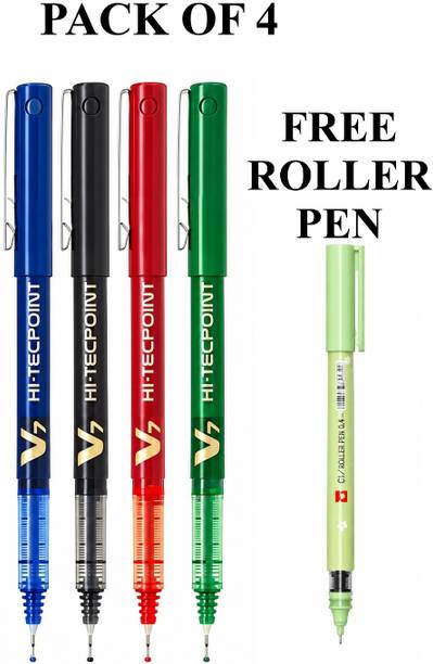 PILOT V7 Liquid Ink Roller Ball Pen| 0.7 mm Needle Tip | Smooth CARTRIDGE TECHNOLOGY Roller Ball Pen