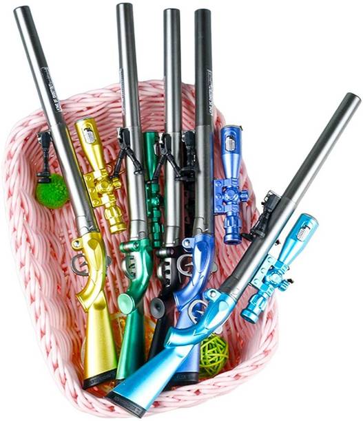 SARASI Stylish Gun Pen With Light For Kids & Adults Gel Pen