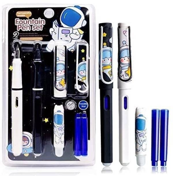 SAH Space Astronaut Theme Replacable Cute School Pens Office Fountain Pen