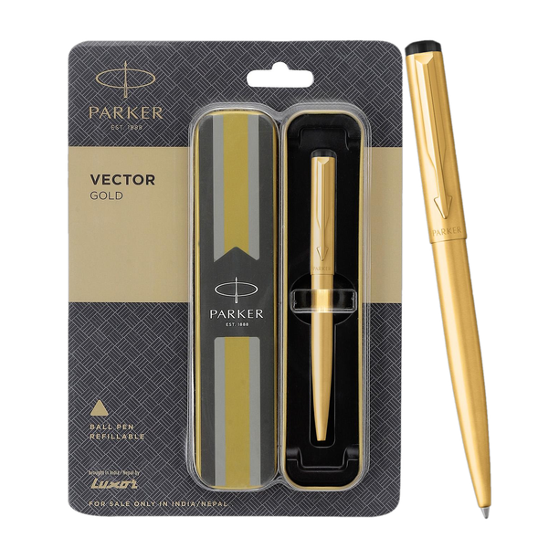 PARKER Vector Gold Stainless Steel Ball Pen