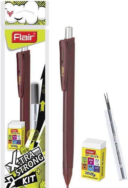 FLAIR Creative Series X-tra Strong 0.7mm Mechanical Pencil Kit | Smooth Writing Mechanical Pencil