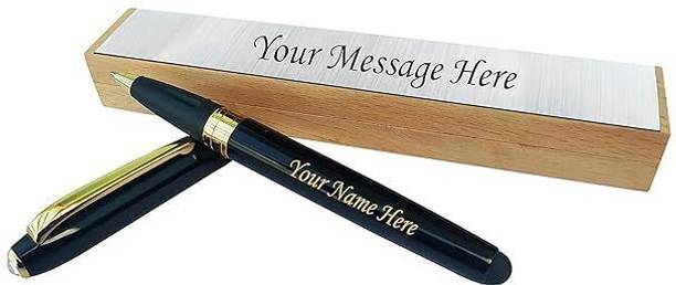 savri Magnetic Ball Pen With Your Name & Message Engraved On Box Ball Pen Refill