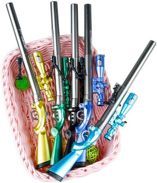 SARASI Stylish Gun Pen With Light For Kids & Adults Gel Pen