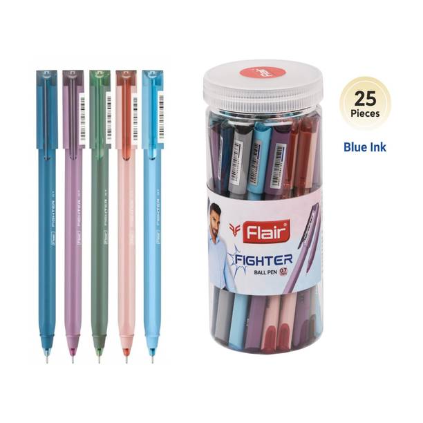 FLAIR Fighter Ball Pen Pack of 25 Ball Pen