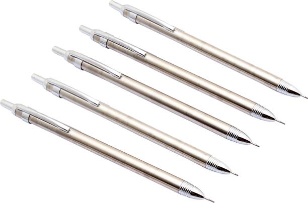 Ledos Set Of 5 Ozzie Stainless Steel 0.7 mm Mechanical Pencil