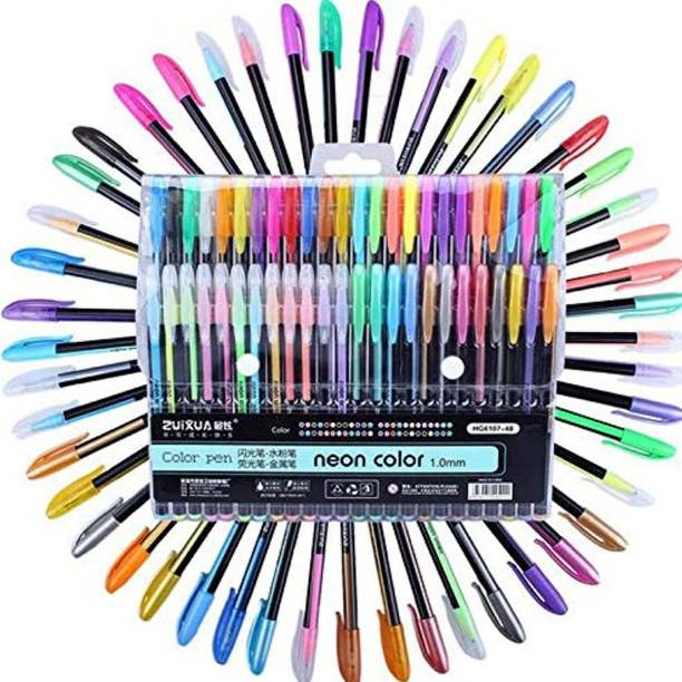 A Quints Color Kids Sketching Painting Drawing Stationery Set (Pack of 48, Multicolor) Pen Gift Set
