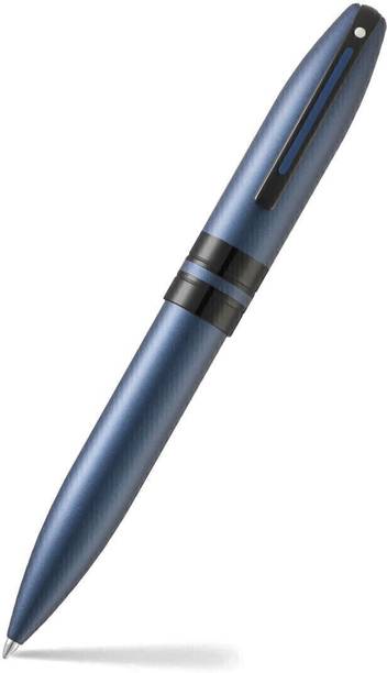SHEAFFER 9110 ICON Metallic Blue with Glossy Black PVD Trim Premium Ball Pen