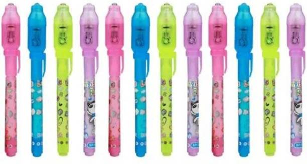 Sloies Invisible Ink Magic Pen (12 Pieces) in Bulk birthday return gifts for kids Digital Pen
