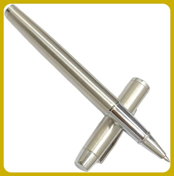 parmarth enterprises 288 Designer Silver Metal Body Smooth Writing Luxury Gift Ball Pen