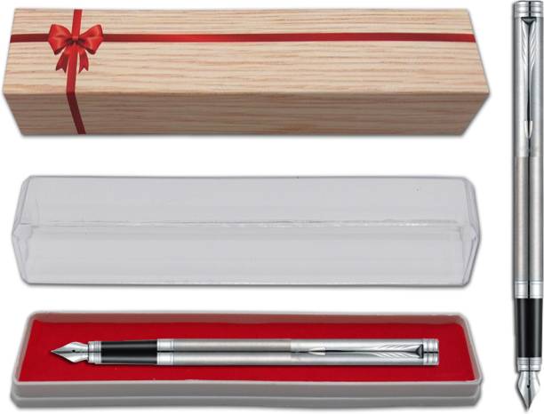 PARKER Folio SS Fountain Pen with Gift Box Pen Gift Set