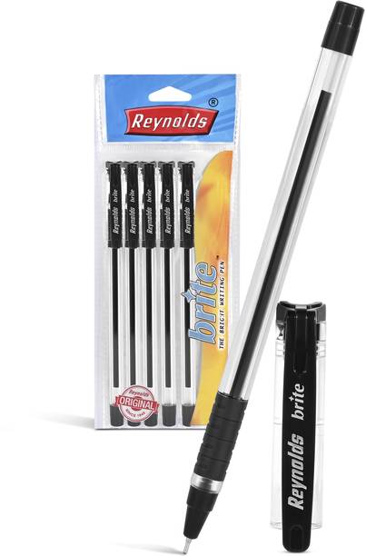 Reynolds BRITE BALL PEN SET (5 BLACK PENS) Ball Pen
