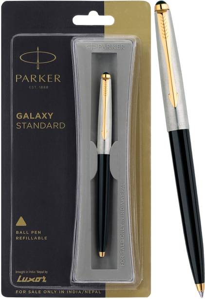 PARKER Galaxy Standard Gold Trim Black Body Color Ball Pen