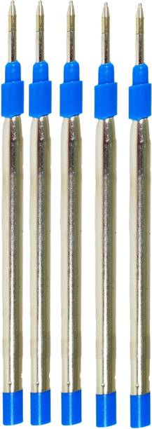 JINHAO Combo Pack Of 5 Blue Jumbo Refill Smooth Writing Roller Ball Pen Refill