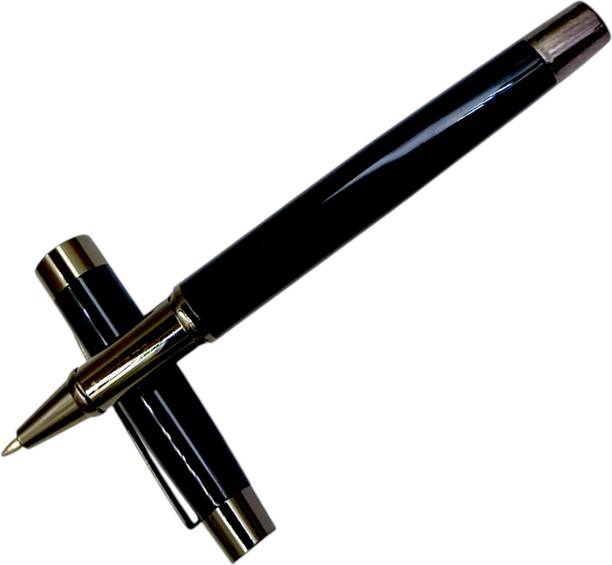 PILOT Luxury Trinity Black Color Metal Body Student Pen With Gunmetal Trims Best Gift Roller Ball Pen