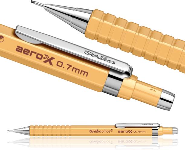 Scrikss Aero-X 0.7mm Yellow Mechanical Pen Pencil Lightweight Mechanical Pencil