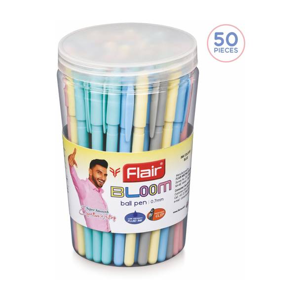 FLAIR Flair Bloom Ball Pen Jar | Smooth Writing Low-Viscosity Ink Ball Pen