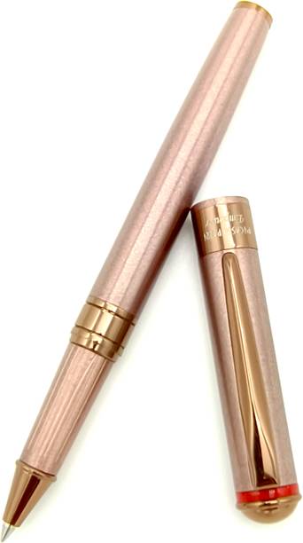 PGen Solid Rosegold Empower Unique Luxury Designer Metal Roller Ball Ball Pen