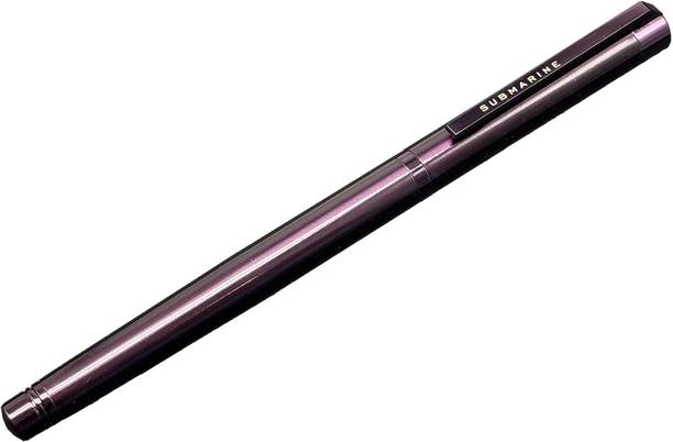 Submarine 1012 Metal Body Purple Plate Premium Roller Ball Pen