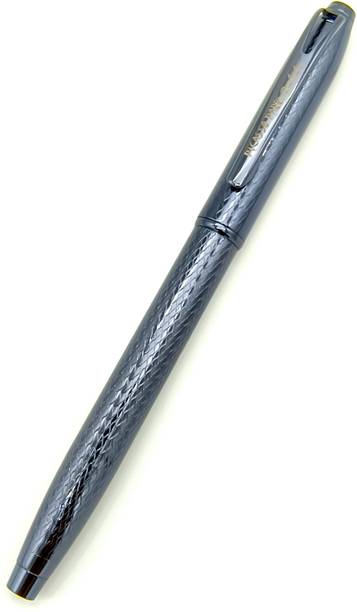Epraiser Metallic Grey Textured Body Corporate Luxury Designer Metal Roller Ball Pen Ball Pen