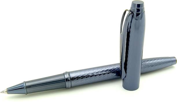 PGen Metallic Grey Textured Body Unique Luxury Designer Metal Roller Ball Pen Ball Pen
