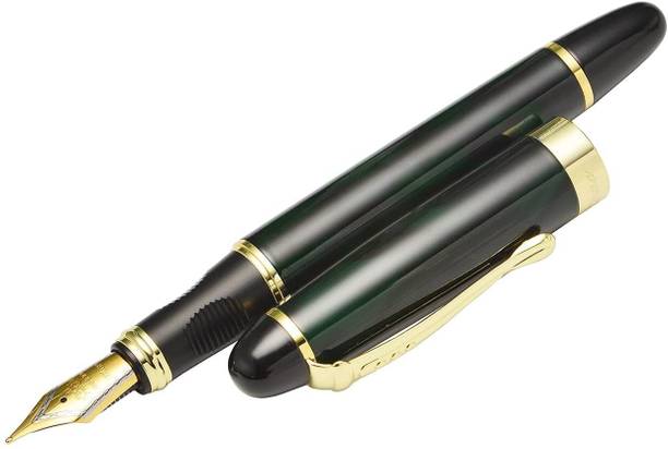 Lanxivi Luxury Dark 0.7MM Medium Nib Optimal Flow, No Skips Fountain Pen