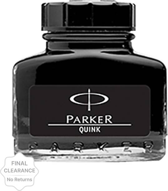 Parker Quink Ink Bottle - Black (Pack of 1)