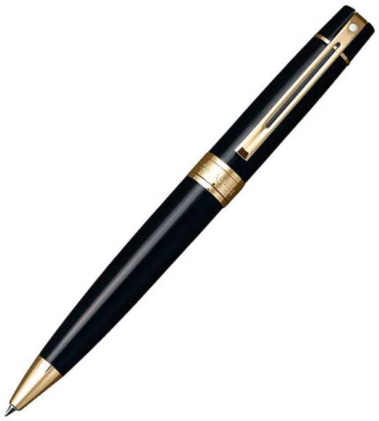SHEAFFER Gift Set 300 G9325 Glossy Black GT Ball Pen with Credit Card Holder Ball Pen