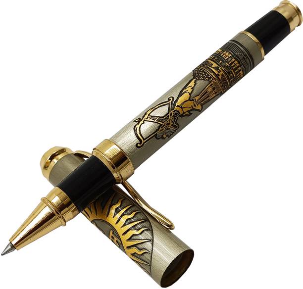 auteur Divine Series Sharanga Blessings Of Lord Rama Designer Metal Body Lucky Gift Roller Ball Pen