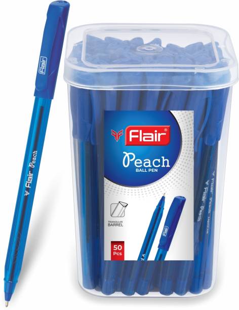 FLAIR Flair Peach Ball Pen Pack of 50 Ball Pen