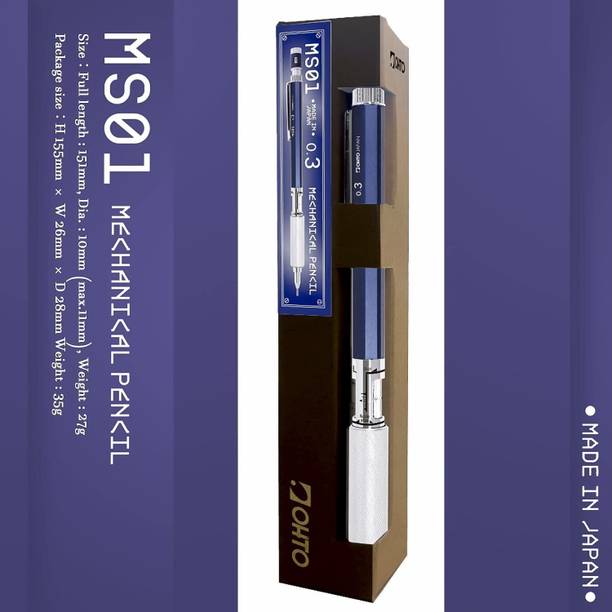 OHTO MS01 Mechanical Pencil Navy Body Color High-Functionality Drafting Pencil 0.3mm Mechanical Pencil