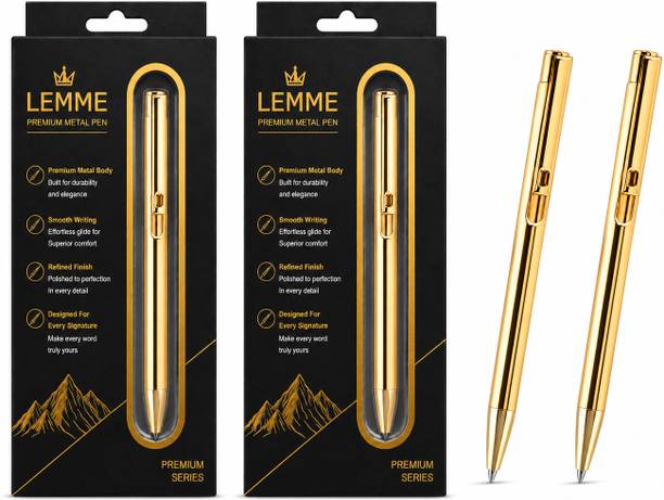 Lemme Hublot Premium Metal Pen | Smooth Writing |Office, Business & Gifting Ball Pen