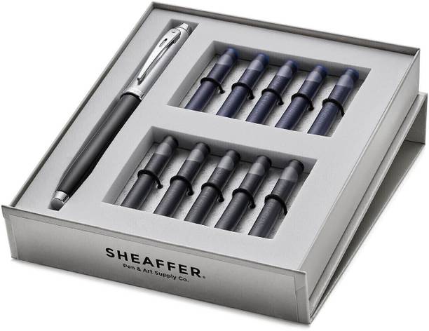 SHEAFFER Gift 100 | E9313 Fountain Pen With 10 Cartridges Combo | Premium Fountain Pen