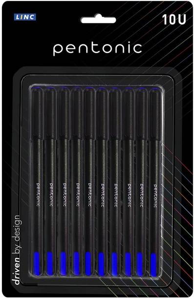 Pentonic 0.7 mm Ball Pen Blister Pack | Sleek Matte Finish Body, Effortless Writing Ball Pen