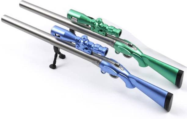 TECHNOCHITRA Machine Gun Shape Pen with LED Light Ball Pen