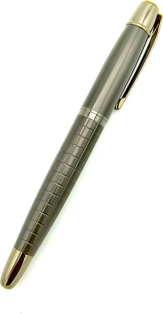 Epraiser Heavy Metallic Silver Grenade body Corporate Luxury Designer Metal Roller Ball Ball Pen